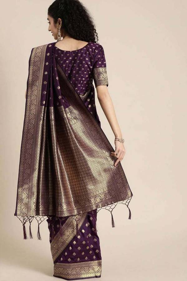 Radiant Elegance Golden Heavy Border with Allover Butta Design Saree  in Surat