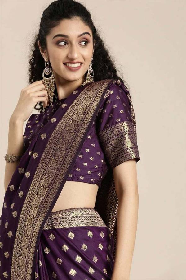 Radiant Elegance Golden Heavy Border with Allover Butta Design Saree  in Surat