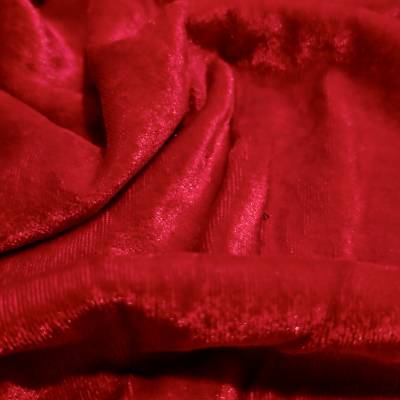 Rani Pink Viscose Velvet Fabric 8.15 Meter (9XL) in Surat
