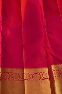 Red Banarasi Soft Silk Saree with Big Gold Zari Paisley Butas and Jacquard Border  in Surat