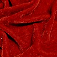 Red Sparkle Velvet Fabric 2 Meter  in Surat