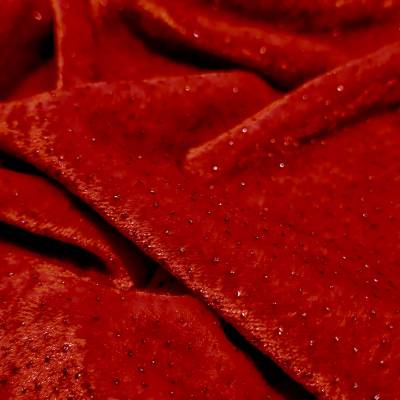 Red Sparkle Velvet Fabric 8.15 Meter Manufacturers in Dharwad