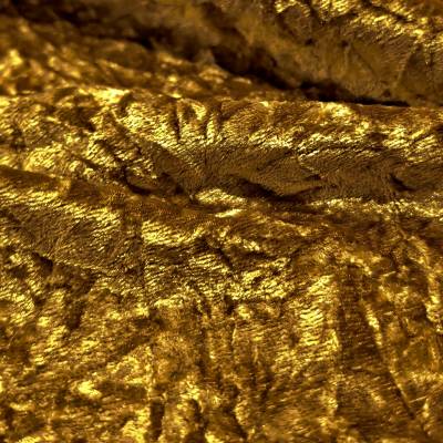 Regal Mustard Crush Velvet Fabric 7.25 Meter Manufacturers in Mumbai