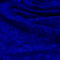 Regal Royal Blue Crush Velvet Fabric 7.45 Meter  in Surat
