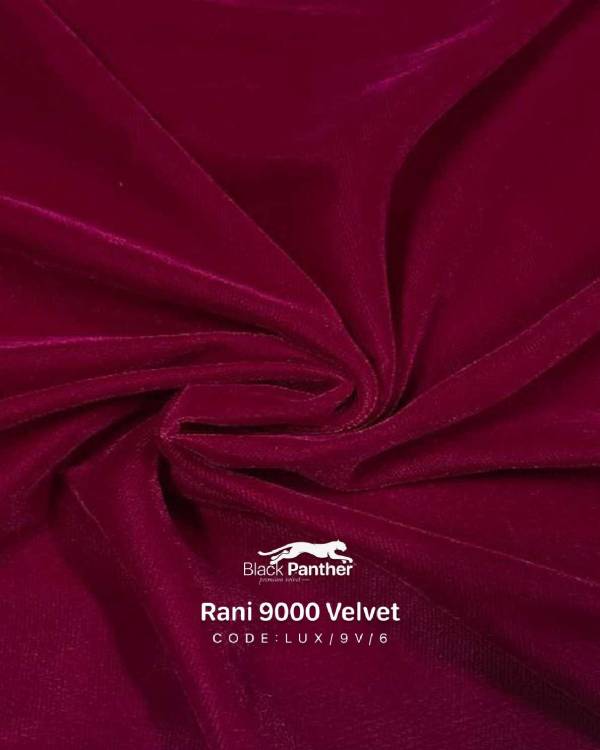 Rich Shine 9000 Velvet Fabric for Wedding Outfits Bridal Lehenga and Sarees  in Surat