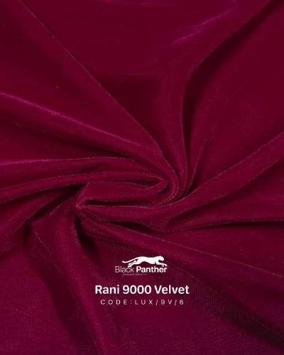 Rich Shine 9000 Velvet Fabric for Wedding Outfits Bridal Lehenga and Sarees in Surat
