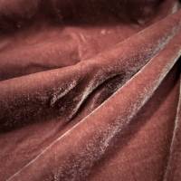 Rose Color Viscose Velvet Fabric 6.25 Meter (L)  in Surat