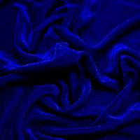 Royal Blue Viscose Velvet Fabric 7.45 Meter (6XL)  in Surat