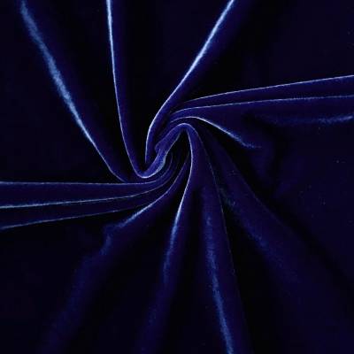 Royal blue Premium Heavy GSM Makhmal Velvet 99999 Fabric for Curtains, Cushion Covers and Bridal Wear in Surat
