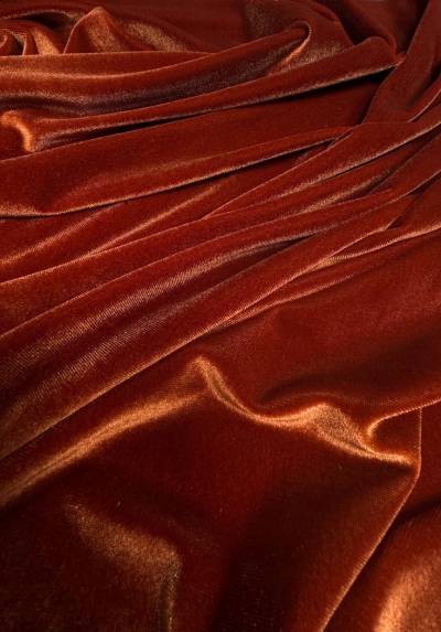 Rust Exclusive 99999 GSM Makhmal Velvet Fabric – Plush, Smooth and Durable for All Fashion & Décor Needs in Surat
