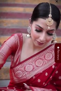 Silver Zari Butti Banarasi Soft Silk Saree with Jacquard Border in Five Jewel Tones  in Surat video 1