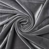 Steel grey Premium Makhmal Velvet 99999 GSM Fabric for Dresses, Kurtis, Gowns, Sofa Covers and Upholstery  in Surat