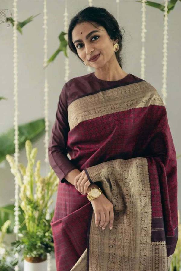 Stunning Golden Zari Heavy Border Saree for Special Occasions Design Saree  in Surat