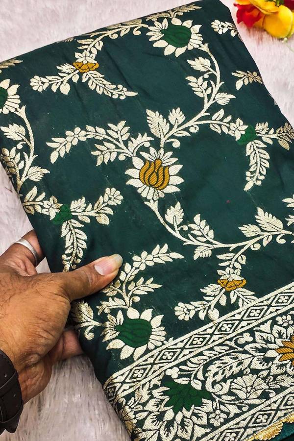 Stunning Soft Silk Saree with Traditional Sarees All Over Copper Zari Motifs  in Surat