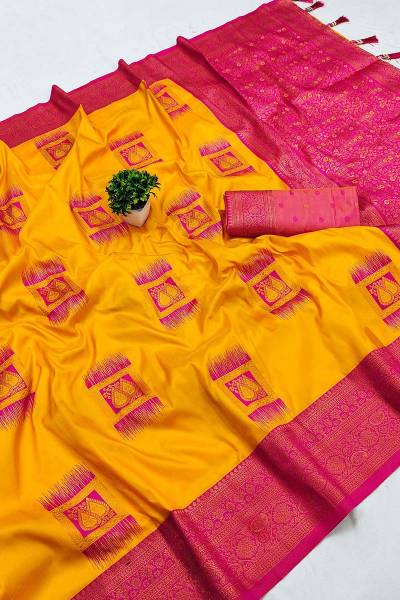 Traditional Elegance Kanjivaram Silk Saree with Self Weaving Design in Surat