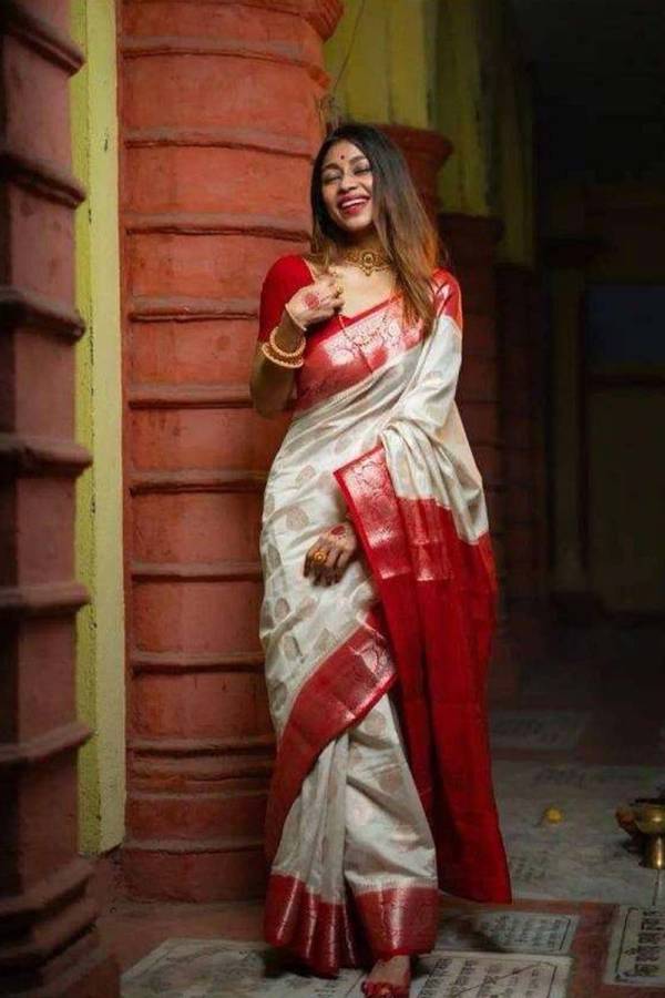 Traditional Elegance Kanjivaram Silk Saree with Silver Zari  in Surat