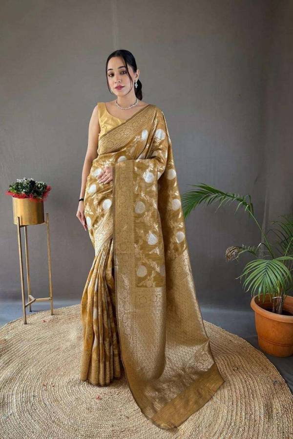 Traditional Opulence All Over Sun Design Banarasi Soft Silk Saree  in Surat