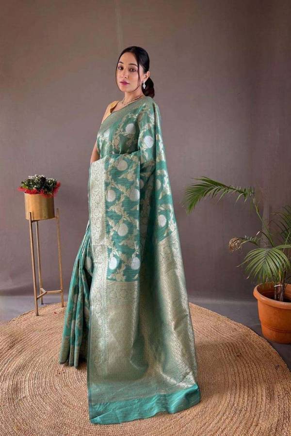 Traditional Opulence All Over Sun Design Banarasi Soft Silk Saree  in Surat