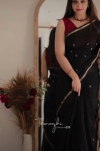 Two-Tone Contrast Pallu Banarasi Soft Silk Saree with Zari Buttis in Nine Colour Pairs  in Surat video 1