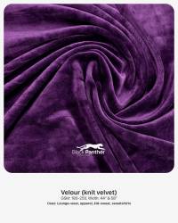 Velour Knit Velvet Fabric GSM 180 to 250 Width 44 Inch and 58 Inch for Lounge Apparel Sweatshirts  in Surat