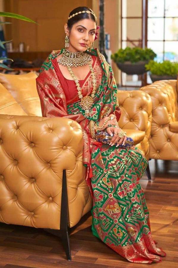 Wedding Ready Patola Soft Silk Saree with Intricate Designs  in Surat