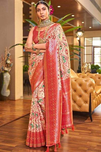Wedding Ready Patola Soft Silk Saree with Intricate Designs in Surat