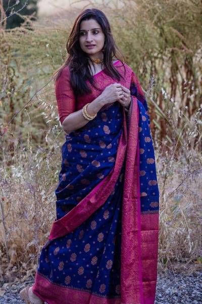 Wedding Wear Saree with All Over Buta Design in Surat