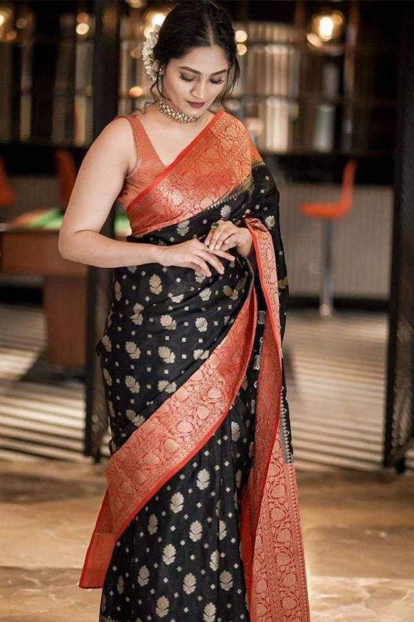 Wedding Wear Saree with All Over Buta Design  in Surat