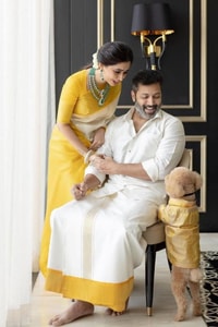 Yellow and Off-White Half and Half Banarasi Soft Silk Saree with Gold Zari Border  in Surat