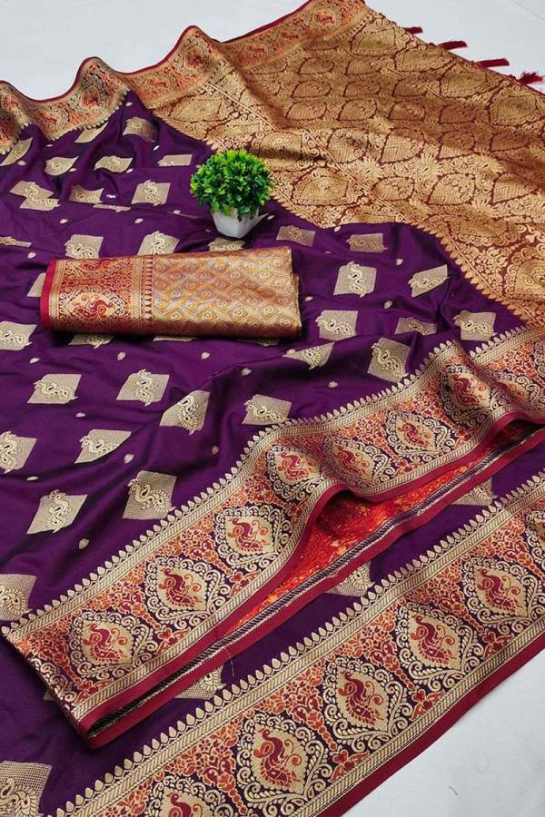 Zari Elegance Soft Pathani Silk Saree with Rich Pallu  in Surat
