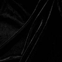 solid-velvet-fabric-black-5-meter  in Surat