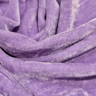 solid-velvet-fabric-lavender-5-meter in Surat