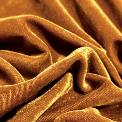 solid-velvet-fabric-mustard-2-meter in Surat