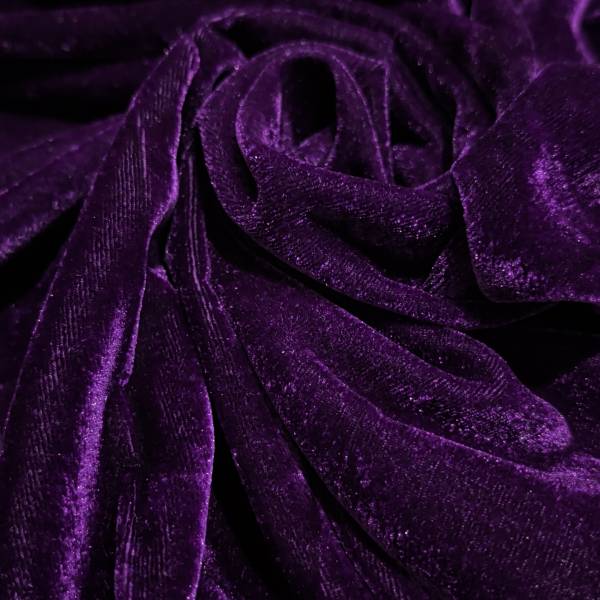 solid-velvet-fabric-purple-1-meter  in Surat