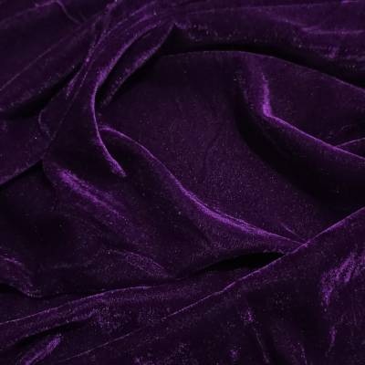 solid-velvet-fabric-purple-2-5-meter in Surat