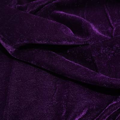 solid-velvet-fabric-purple-2-meter in Surat