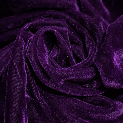 solid-velvet-fabric-purple-5-meter in Surat