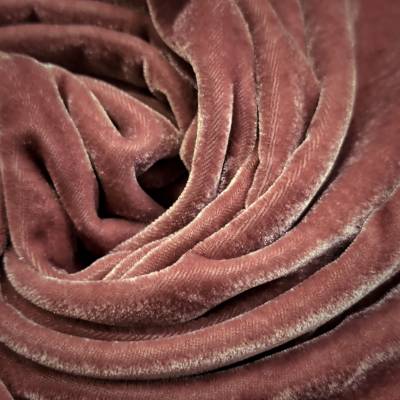 solid-velvet-fabric-rose-1-meter in Surat