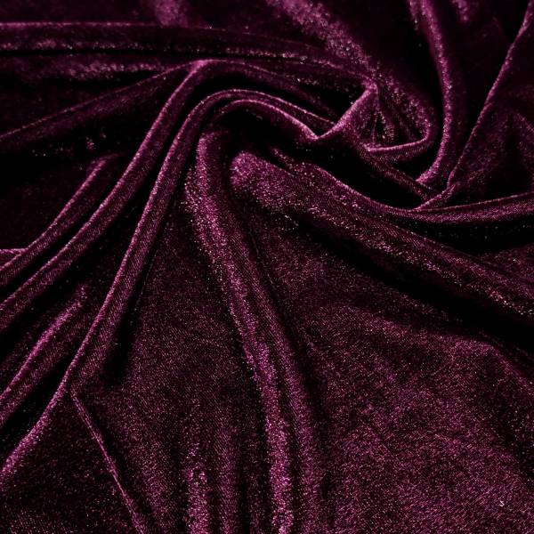 solid-velvet-fabric-wine-2-meter  in Surat