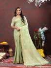 Luxurious Cotton Silk Saree Rich Pallu and Zari Border design saree
