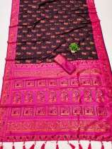 Modern Fashion Traditional Golden Threads of Tradition Timeless Elegance of Baluchari Saree