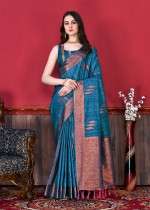 Exquisite Premium Soft Silk Saree with Copper Zari Weaving