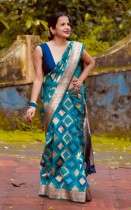 Golden Heritage Traditional Zari Weaving Saree Banarasi Fancy Soft Saree